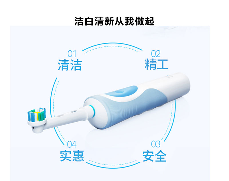 智能電動牙刷功能-潔白清新從我做起